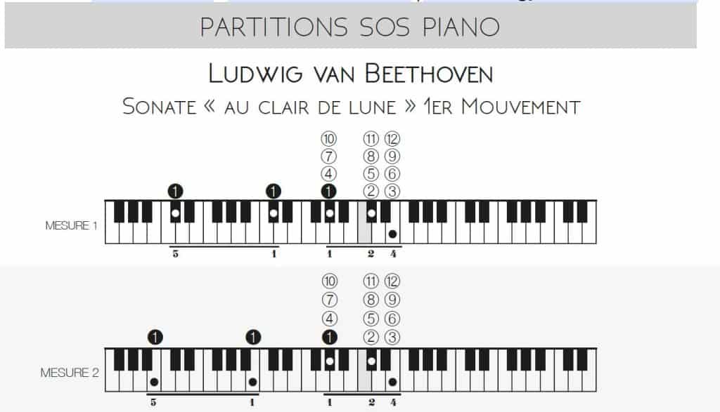 Diagramme clavier Puzzle Music© présent dans le PDF à Imprimer