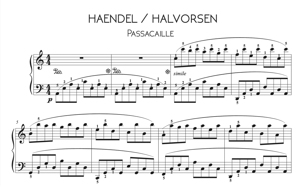 Partition musicale incluse dans le fichier PDF